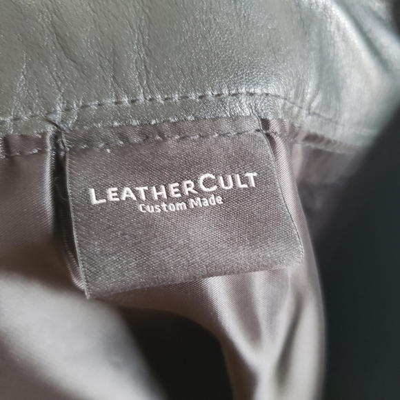 Leather Cult Black Leather Mini Skirt - Picture 4 of 9